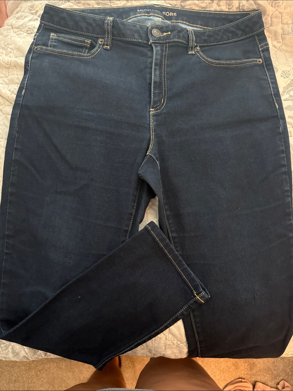 Michael Kors Women's Dark Indigo Skinny Jeans